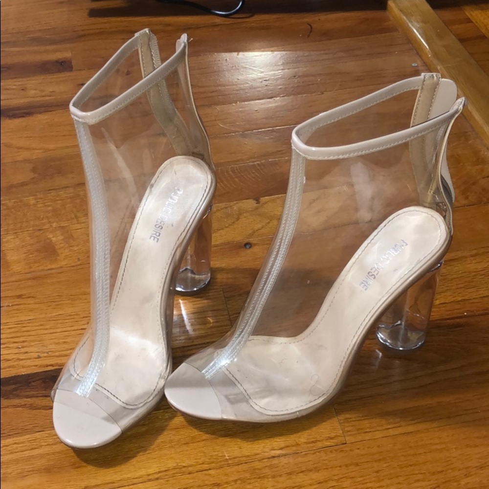 See-Through Nude Heels